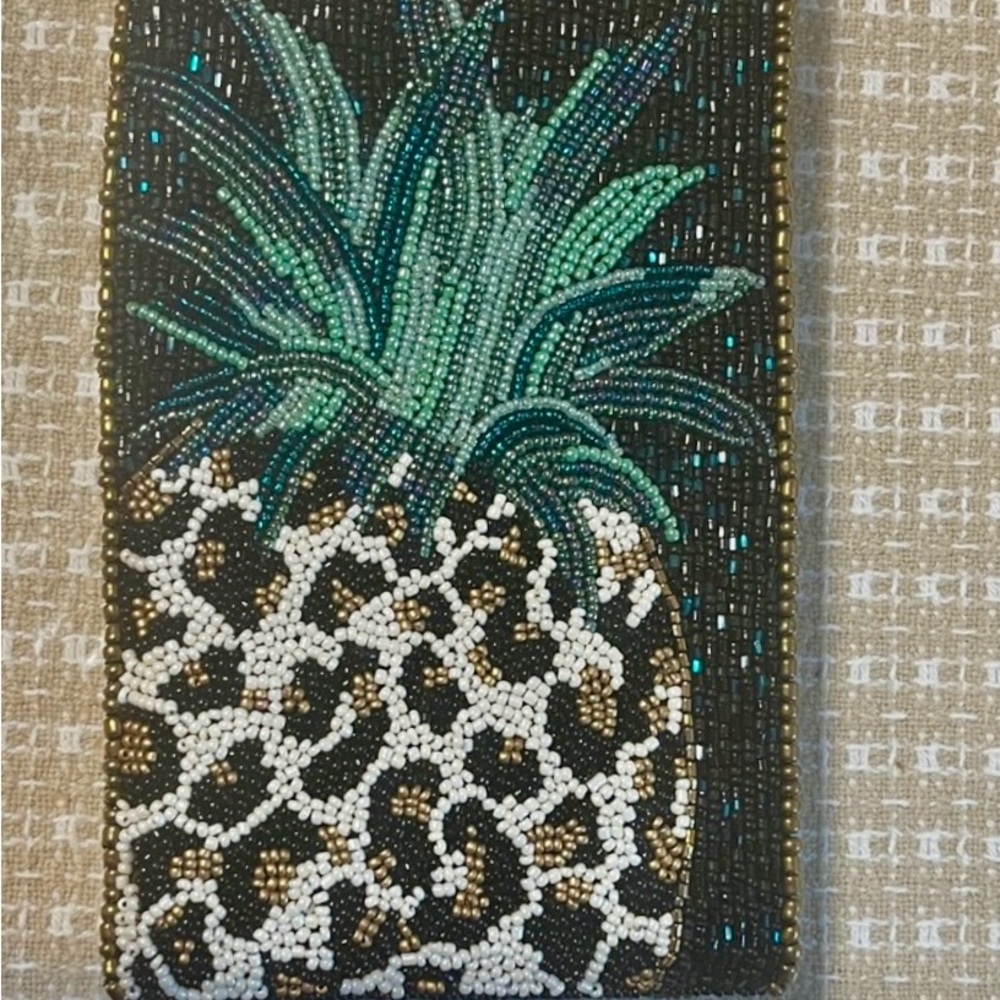 Mary Frances Black Beaded Pineapple Clutch
Uniquely gorgeous !!
